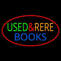 Used And Rare Books Neon Sign