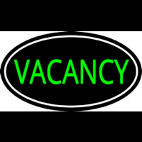 Vacancies With White Border Neon Sign
