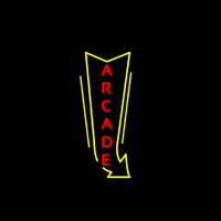 Vertical Arcade Logo Neon Sign