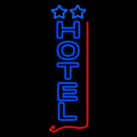 Vertical Hotel Neon Sign