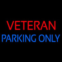 Veteran Parking Only Neon Sign