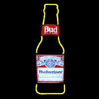 Vintage 44 Tall Budweiser King Of Beers Bottle Beer Sign Neon Sign