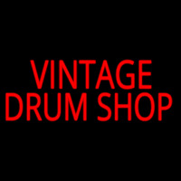 Vintage Drum Shop 1 Neon Sign