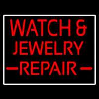 Watch And Jewelry Repair Red Neon Sign