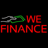 We Fianance Note Logo 1 Neon Sign