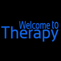 Welcome To Therapy Neon Sign