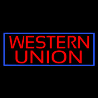 Western Union Neon Sign