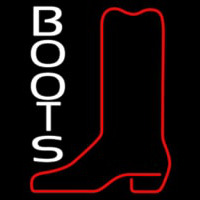 White Boots Neon Sign