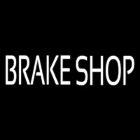 White Brake Shop Neon Sign