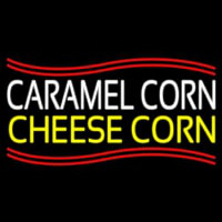 White Caramel Corn Yellow Cheese Corn Neon Sign