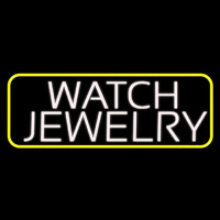 White Watch Jewelry Neon Sign
