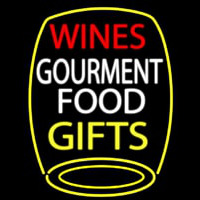 Wines Food Gifts Neon Sign