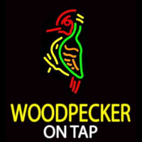 Woodpecker Hard Cider On Tap Neon Sign