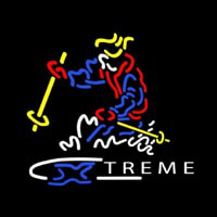 Xtreme Skier Neon Sign