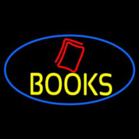 Yellow Books Neon Sign