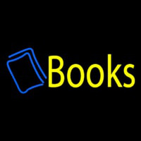 Yellow Books Neon Sign