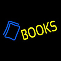 Yellow Books Neon Sign