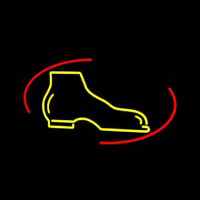 Yellow Boots Neon Sign