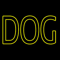 Yellow Dog 1 Neon Sign