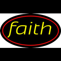 Yellow Faith Neon Sign