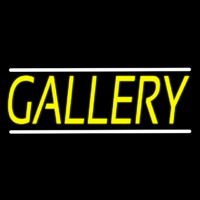 Yellow Gallery Neon Sign