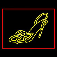 Yellow High Heel Sandal Neon Sign