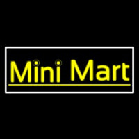 Yellow Mini Mart Neon Sign