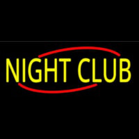 Yellow Night Club Neon Sign