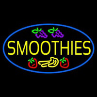 Yellow Smoothies Neon Sign