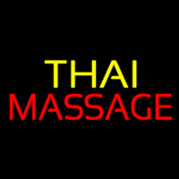 Yellow Thai Red Massage Neon Sign