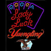 Yuengling Lady Luck Series Beer Sign Neon Sign