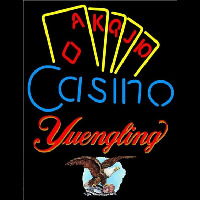 Yuengling Poker Casino Ace Series Beer Sign Neon Sign