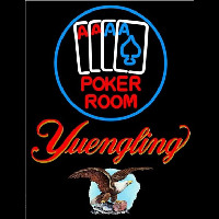 Yuengling Poker Room Beer Sign Neon Sign