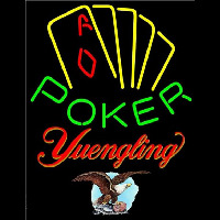 Yuengling Poker Yellow Beer Sign Neon Sign